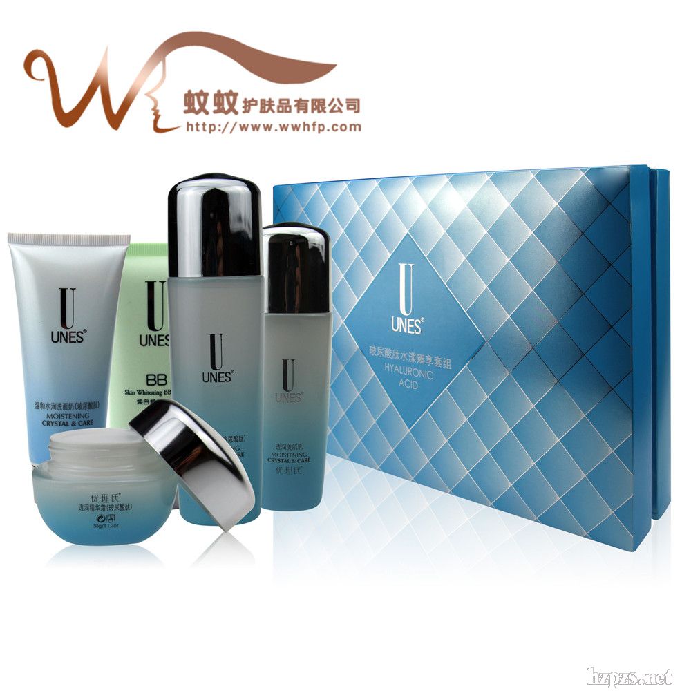 肤膏霜_UNES优理氏玻尿酸肽水漾臻亨套盒招