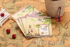 翠草集-银杏玫瑰精油补水蚕丝面膜